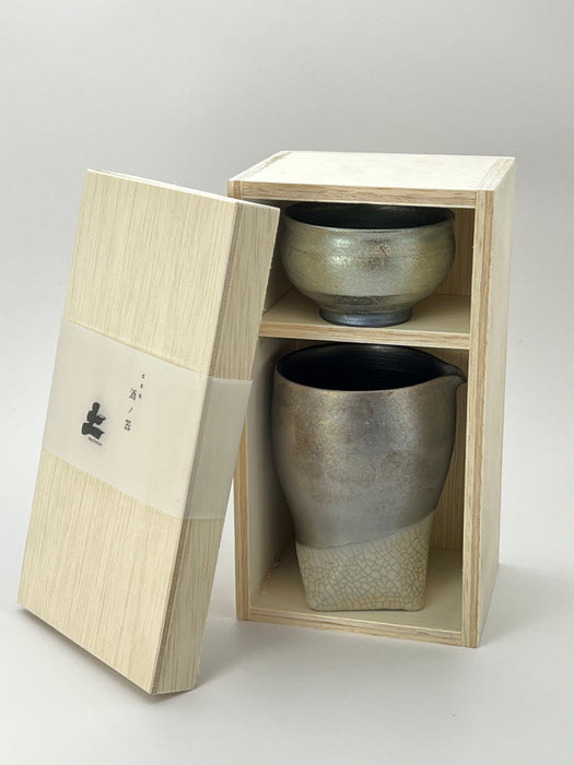 Handcrafted Sake Set Silverly
