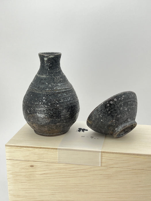Handcrafted Sake Set Moon Shadow