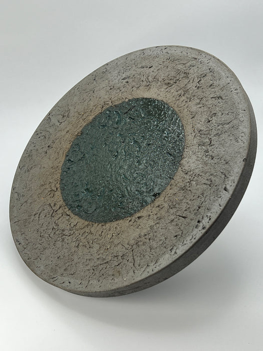 Handcrafted Plate Charcoal Grey Large