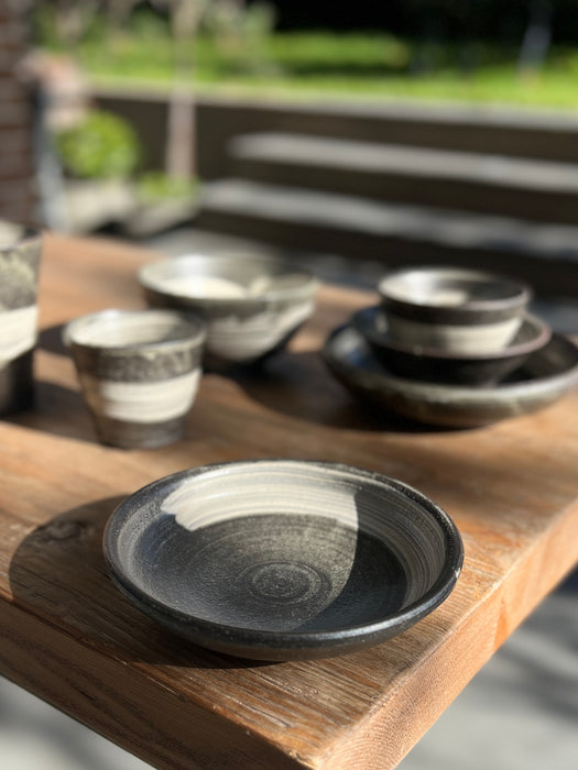 Handcrafted Bowl Black Shore Medium