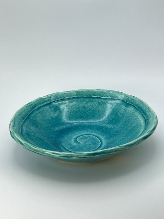 Handcrafted Bowl Blue Storm