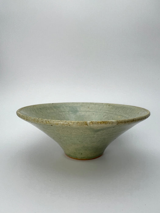 Handcrafted Bowl Curved Glass Frost