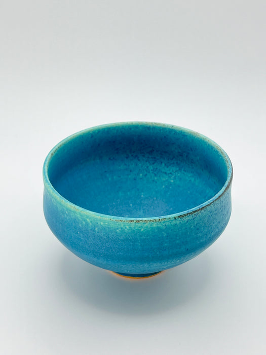 Handcrafted Tea Bowl Blue Glaze