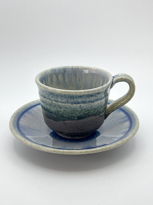 Handcrafted Cup & Saucer Spring Water
