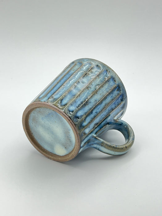 Handcrafted Mug Creamy Blue Glaze