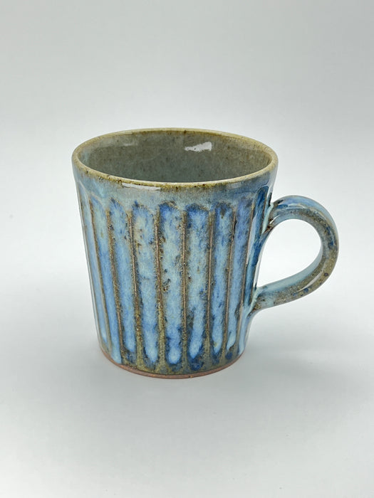 Handcrafted Mug Creamy Blue Glaze