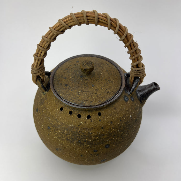 Handcrafted Teapot Rock Clay Rustic