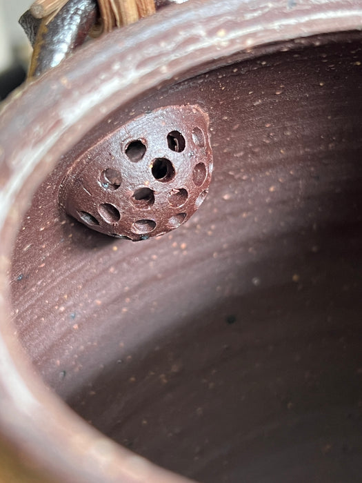 Handcrafted Teapot Rock Clay Rustic