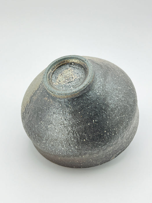 Handcrafted Tea Bowl with Rusty Finish