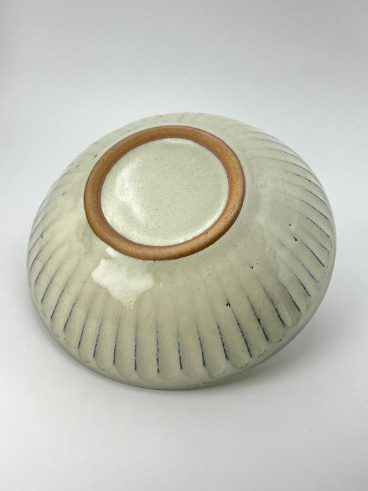 Handcrafted Bowl Creamy White Glaze