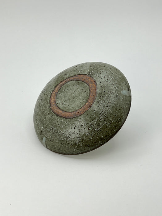 Handcrafted Plate Ash Powdered Glaze Small
