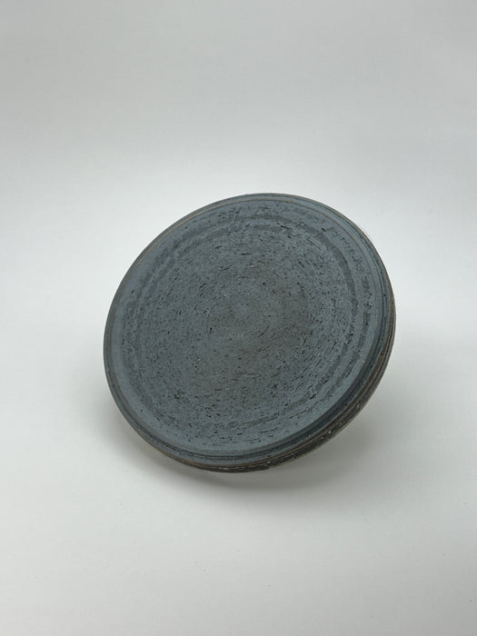 Handcrafted Plate Jade Green Interior & Kiln-changed Small