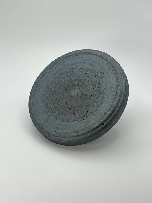 Handcrafted Plate Jade Green Exterior & Kiln-changed Small