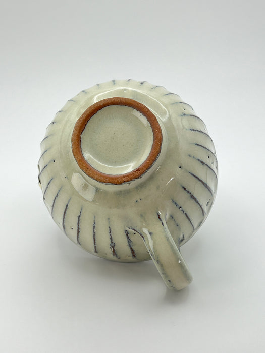 Handcrafted Mug Creamy White Glaze Large